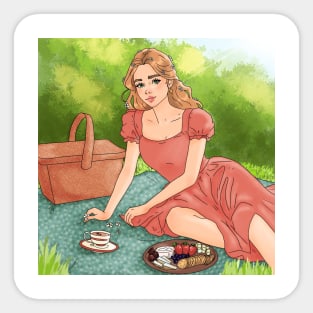 Midday picnic Sticker